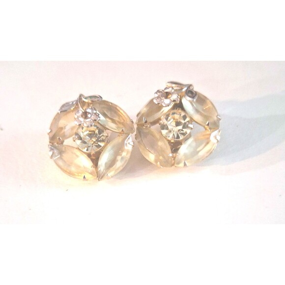 Jewelry - Weiss Aurora Bealis Vintage Clip-On Earrings - Signed